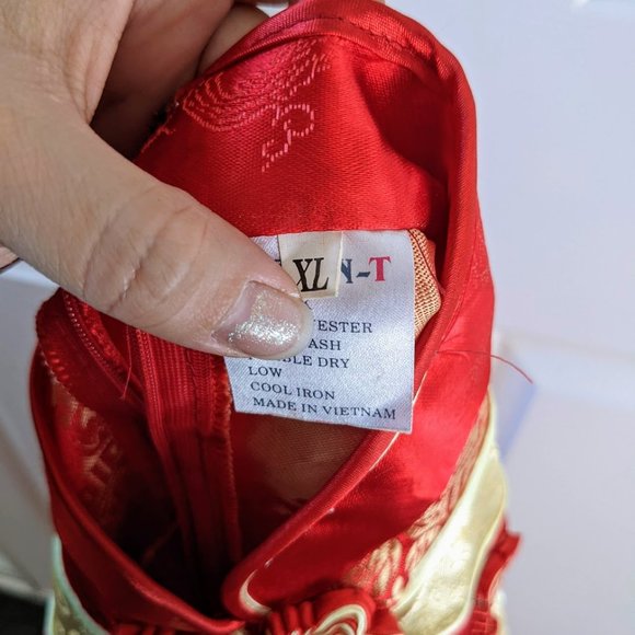 silk long Qipao Cheongsam Dress - Picture 8 of 8